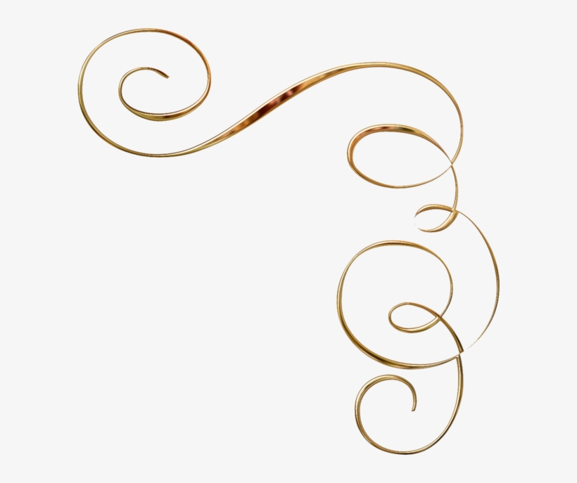 Gold Swirls Png Gold Swirls Clipart 600x607 PNG Download PNGkit