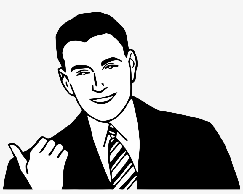 Clipart Info - Man Face Clip Art Black And White, transparent png