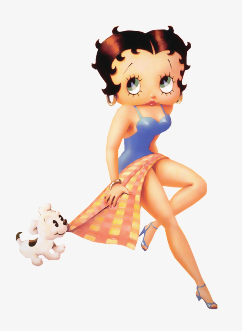 Betty Boop At The Beach 7674 - Betty Boop At The Beach, transparent png