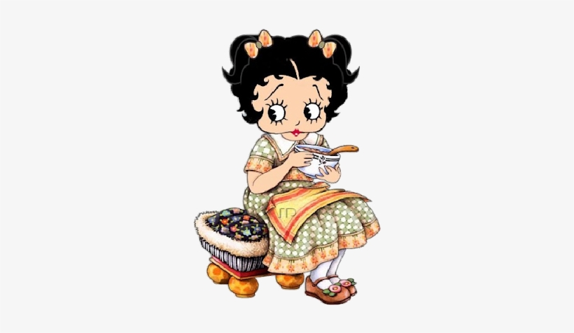 Clip Transparent Betty Boop Holding Lamb - Love You Betty Boop, transparent png