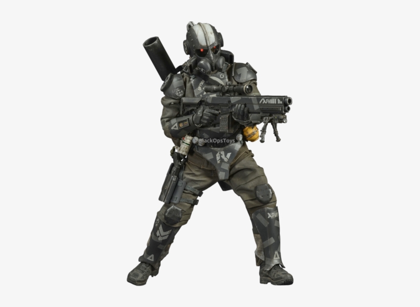13 Project Hanroku Trooper Salt Black Deluxe Edition - 1:6 Scale Modeling, transparent png