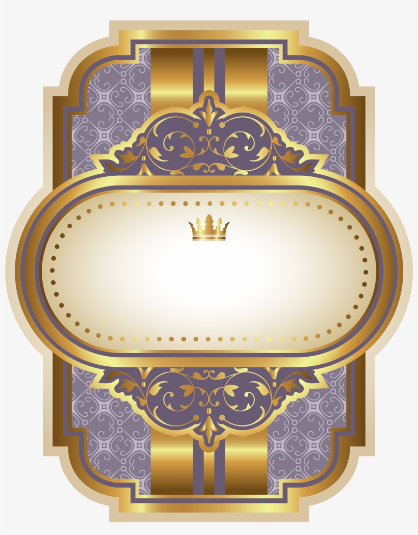 Label Templates Cliparts Msr-7 - Luxury Labels, transparent png