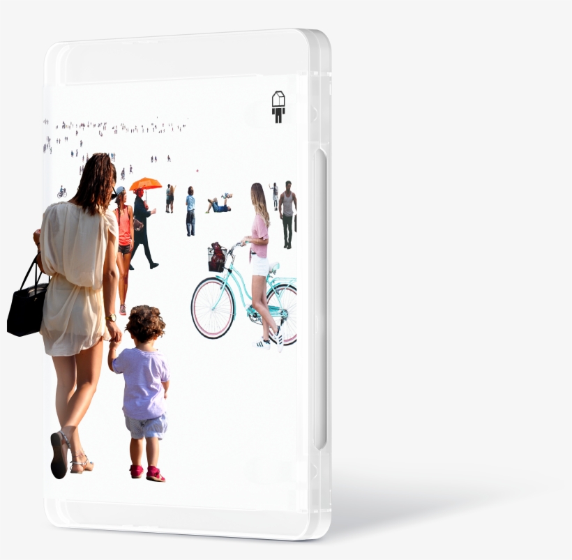 Cutout People From All Walks Of Life Coming Together - Girl, transparent png