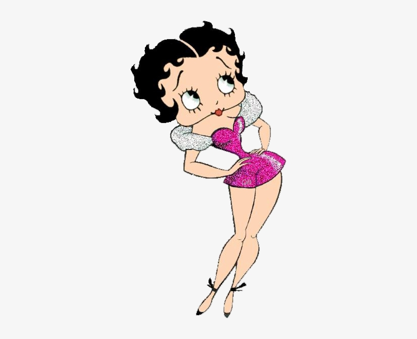 Betty Boop Wearing Pink Dress - Betty Boop, transparent png