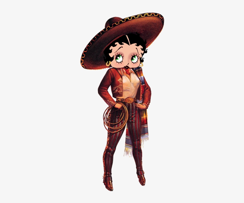 Betty Boop - Mexican Pin Up Girl, transparent png