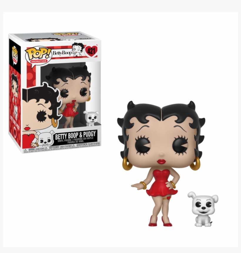 Betty Boop And Pudgy 421 Funko Pop - Betty Boop Pop, transparent png