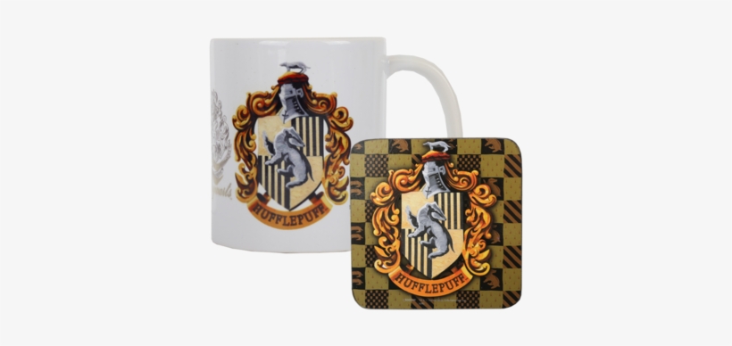 Harry Potter Coaster, Hufflepuff Crest, transparent png