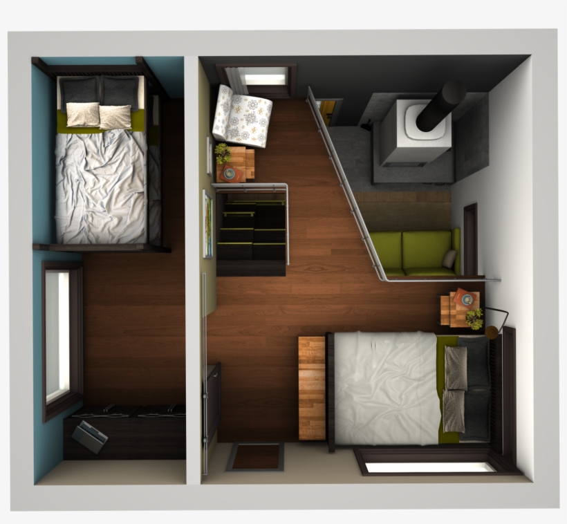 3d Renders Of A Design I Dreamt Up Yesterday The Tiny - Tiny Houses 3d Design, transparent png