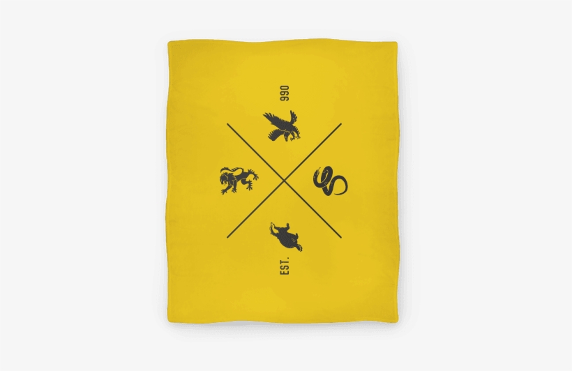 Hogwarts Crest Blanket Blanket - Camel, transparent png