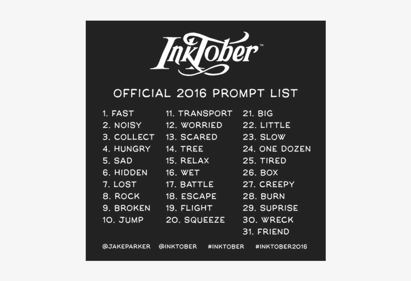 As I Expected, It Wasn't So Easy To Keep The Rythm - Jake Parker Inktober 2016, transparent png