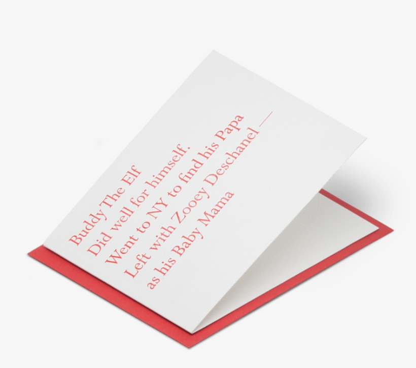Buddy The Elf Christmas Clerihew - Christmas Day, transparent png