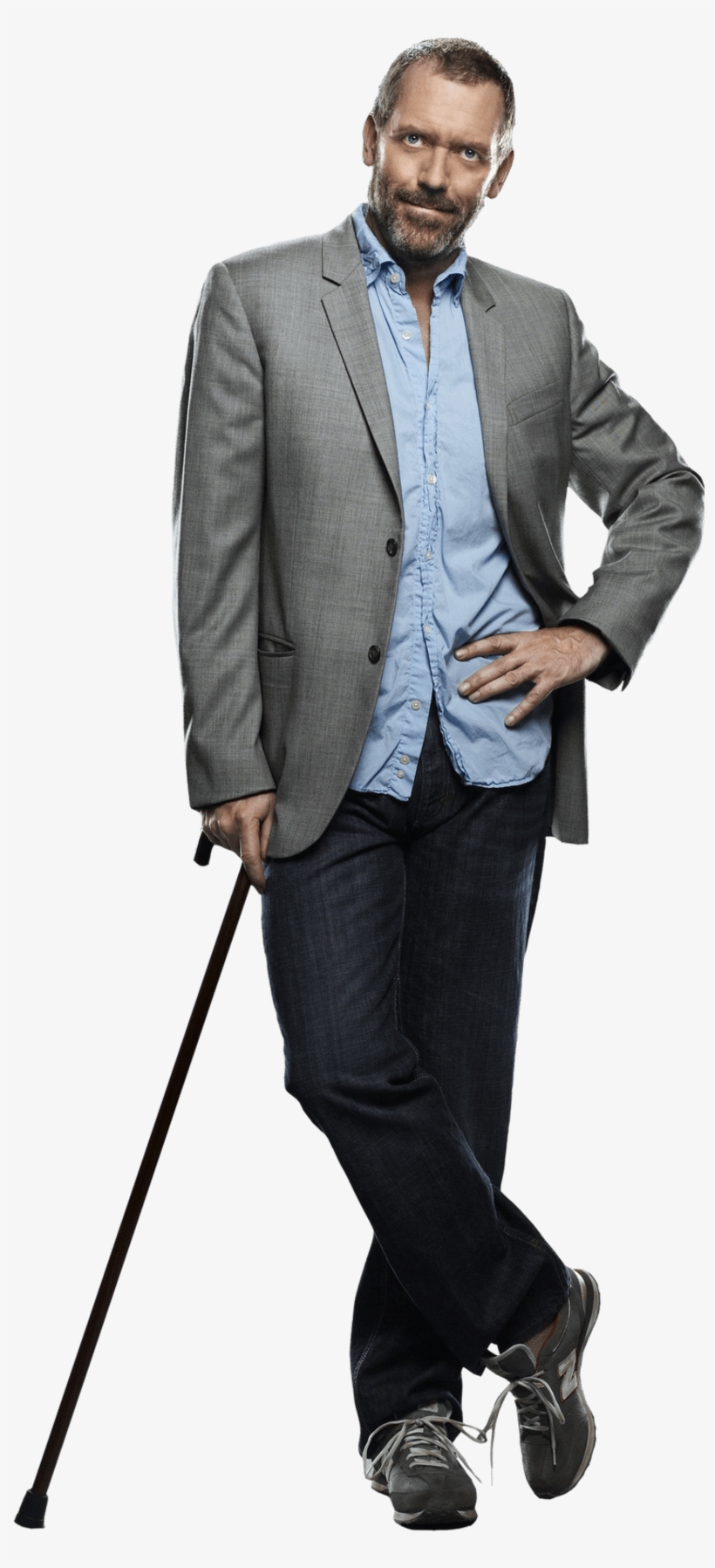 Dr House Close Up Transparent Png Sticker - Dr House Images Png Transparent, transparent png