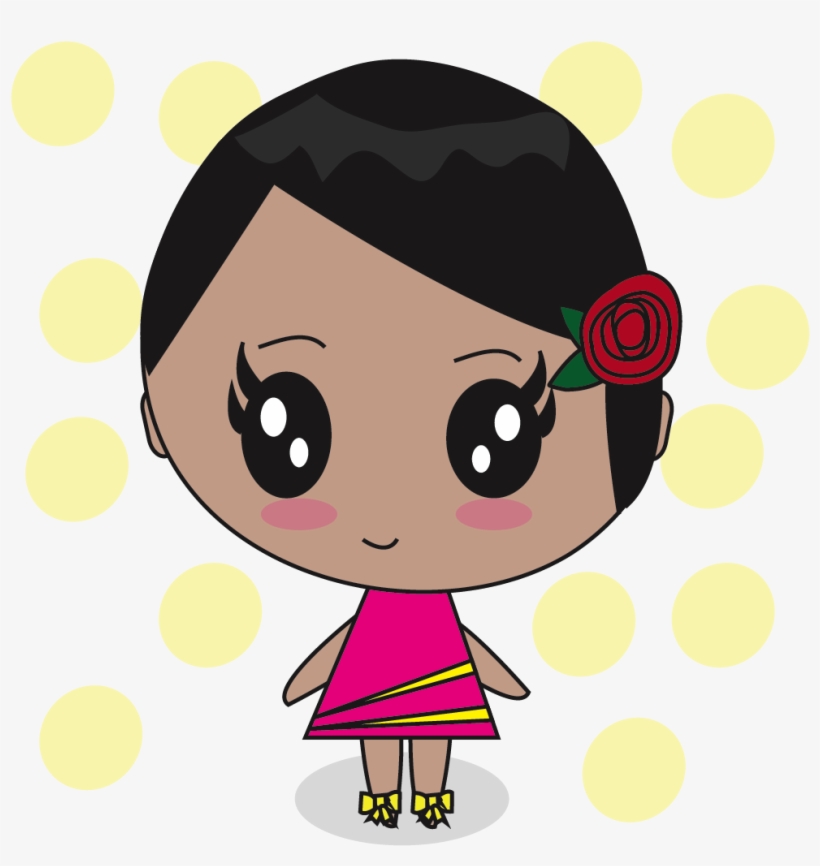 Celichan Adventures - Girl Cartoon Stickers Ios, transparent png