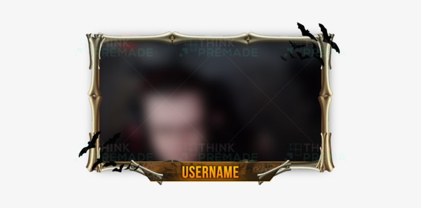 Halloween Themed Facecam Preview - Fire Screen, transparent png