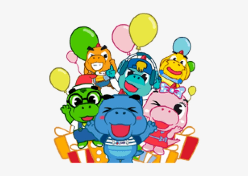 Line Sticker On Twitter - Godji Family, transparent png