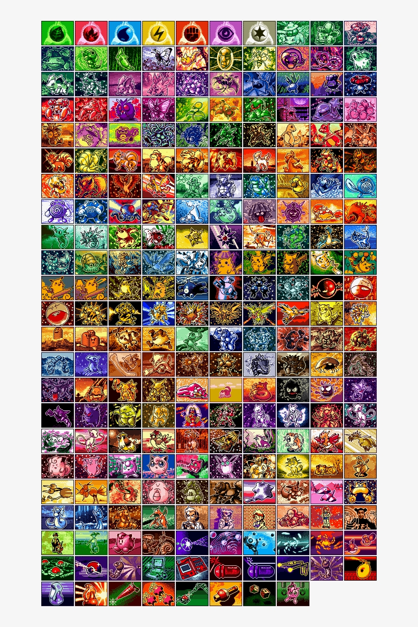 [jfs] Pokémon Tcg Game Card Artworks - Pokemon Tcg Gameboy Sprites, transparent png
