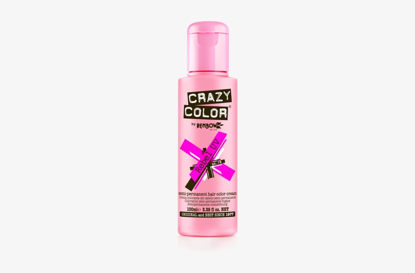 Semi Permanent Color - Crazy Colour Uv Hair Dye, transparent png