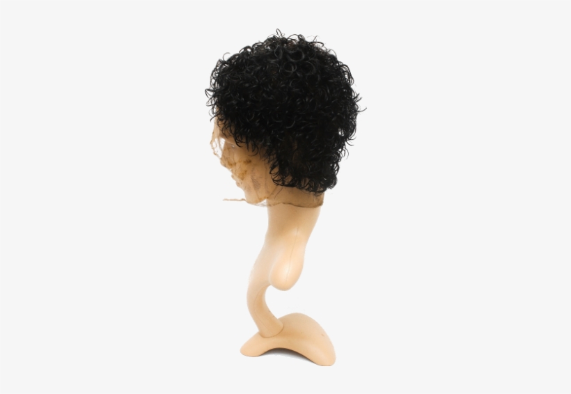 Full Lace Curly Hair Wig For Men's - Lace Wig, transparent png