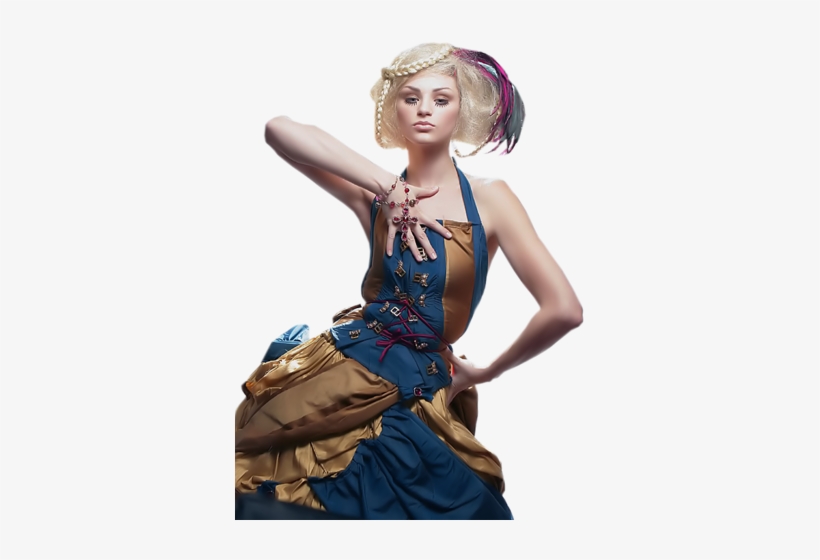 Blue Femme Tubes Png, transparent png