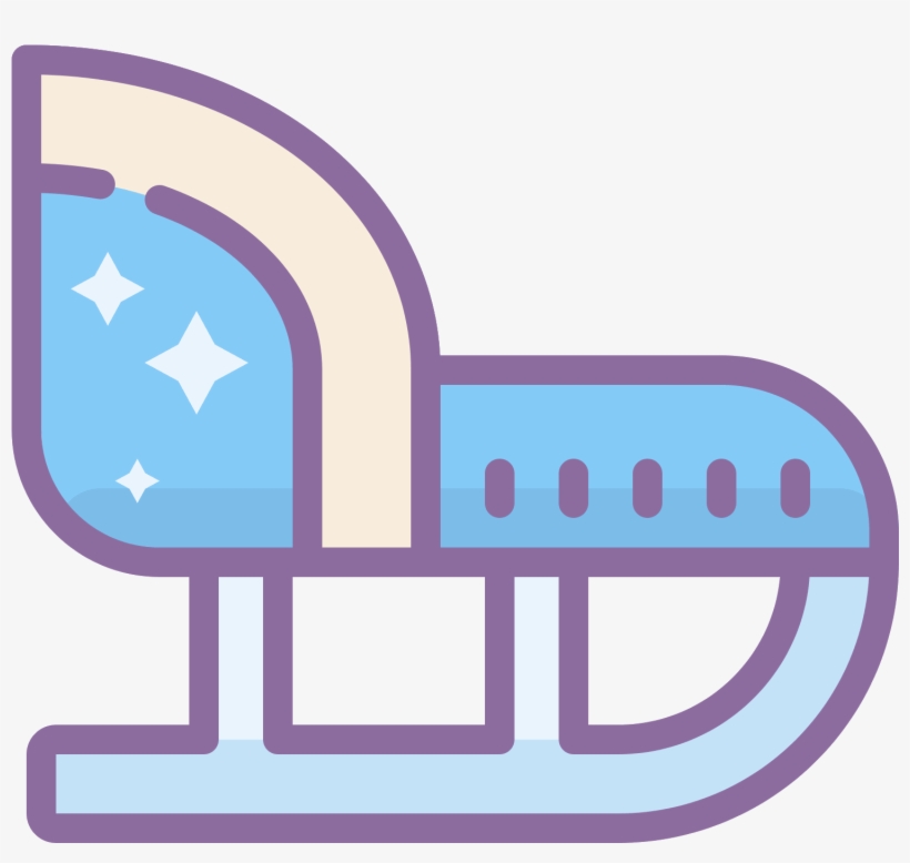 Sled Icon - Sled, transparent png