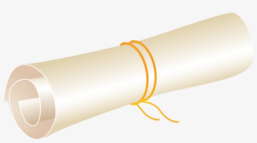 White Paper Scroll Png Download - Pipe, transparent png