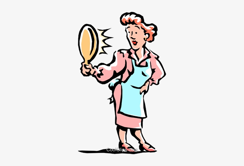 Woman Looking In Mirror Royalty Free Vector Clip Art - Clip Art, transparent png