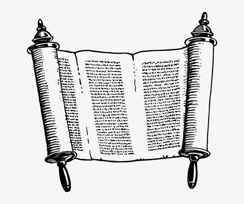 Torah Black And White, transparent png