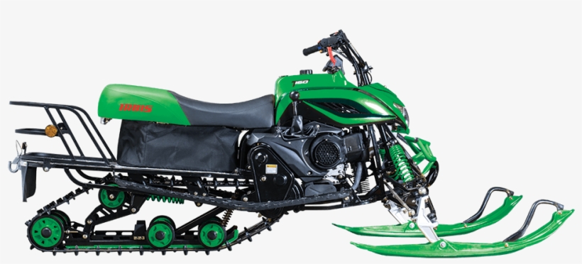 Side View - 150cc Russian Snowmobile, transparent png