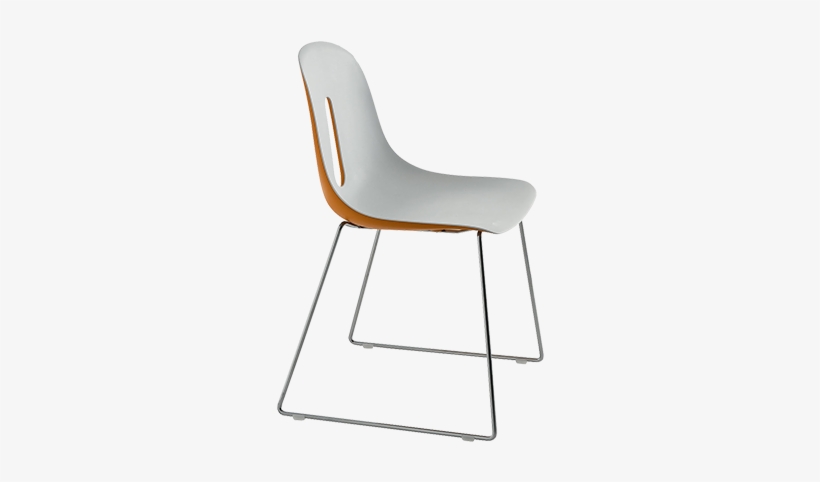 Web Gotham Sled Side Chair Png - Gotham Sl - Chaise Chairs&more, En Métal Et, transparent png