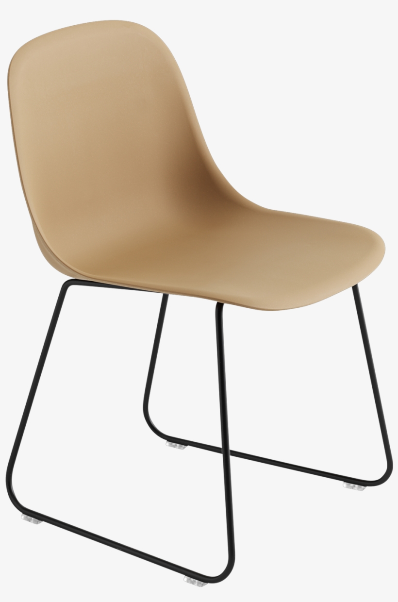 Fiber Side Chair Sled Base Master Fiber Side - Muuto Fiber Side Chair, transparent png