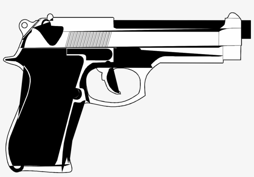 Shotgun Vector Transparent - Handgun Clipart, transparent png