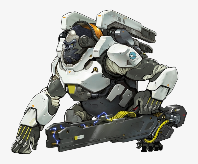 Winston Is One Of The More Popular Tank Characters - Winston Overwatch, transparent png