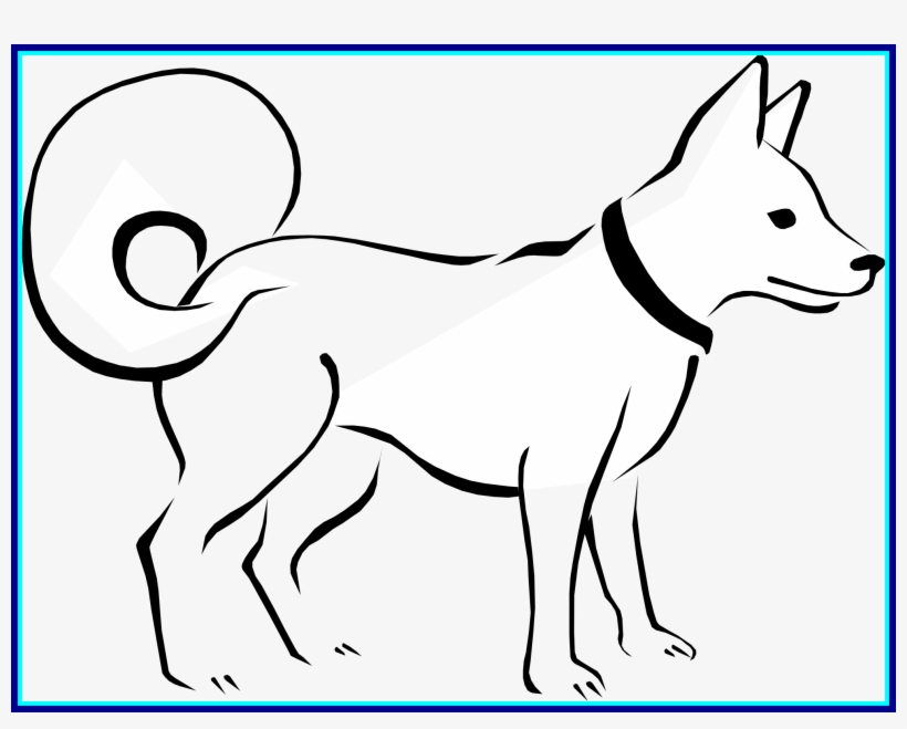 Image Royalty Free Stock Appealing For Dog Cartoon - Domestic Animals Clipart Black And White, transparent png