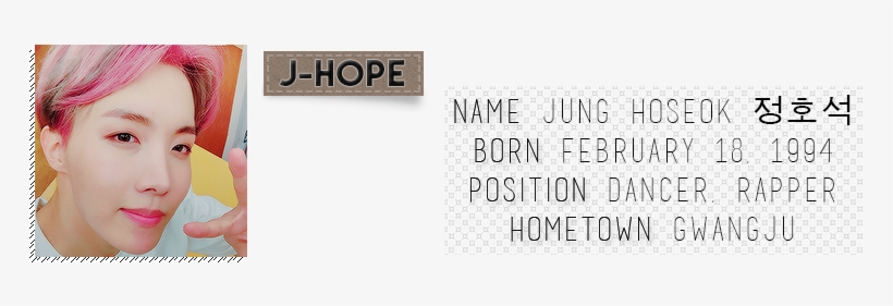 J-hope Facts - Number, transparent png