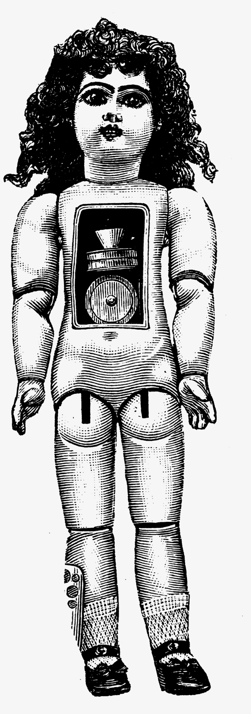 Mechanical Doll Free Vintage Clip Art - El Pentagono Del Poder:mito De La Máquina - Mumford,, transparent png