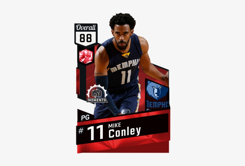 #2kmoment Mike Conley #2kmoments Of The Month Giannis - Lebron James Lakers Card, transparent png