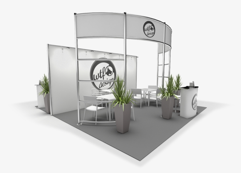 3d Graphic Space Model - Booth 3d Png, transparent png
