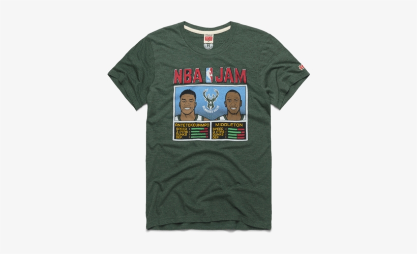 Nba Jam Bucks Antetokounmpo And Middleton Milwaukee - Kyrie Irving, transparent png