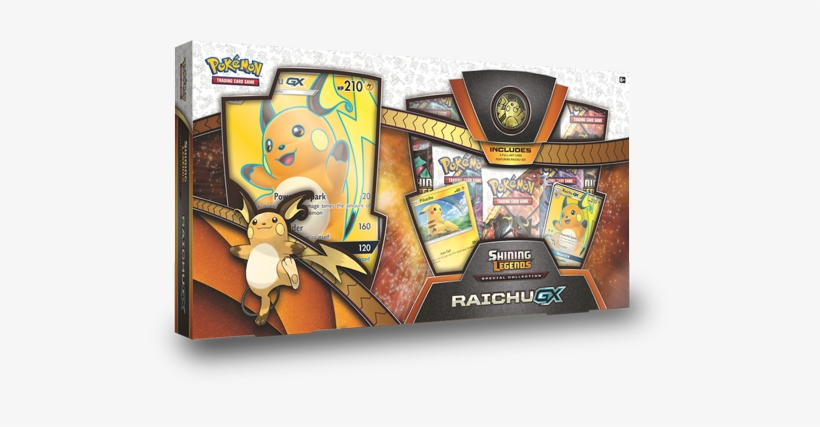Shining Legends Special Collection Raichu-gx - Shining Legends Raichu Gx Box, transparent png