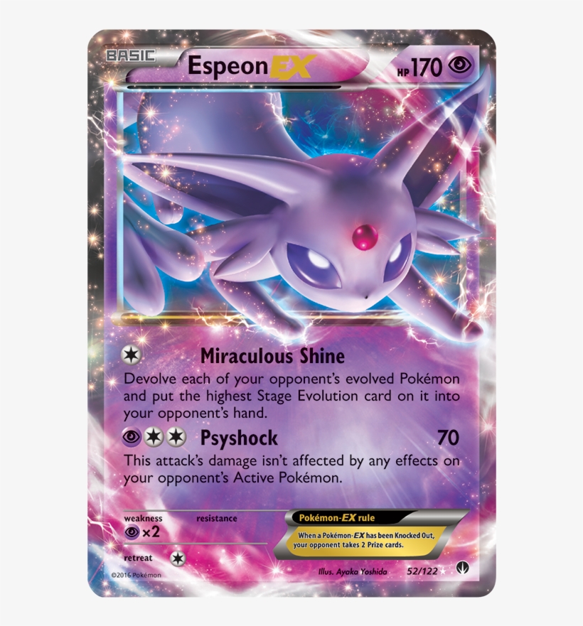 Narode Says This Is The Breakpoint Card That You Want - Pokemon Espeon Ex Card, transparent png
