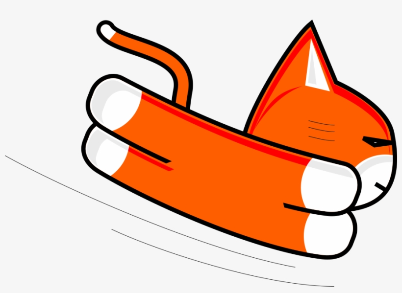 How To Draw A Flying Cat Really Fast - Draw A Cat, transparent png