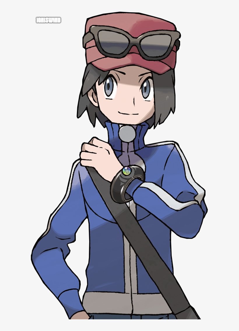 Trainer X Hoodie - Pokemon Moon Main Character, transparent png