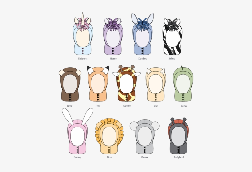 Twig Tale Wild Things Hooded Scarf Animal Option Views - Wild Things, transparent png