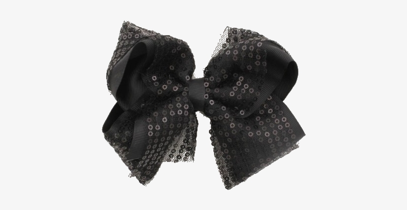 Jumbo Sequin Hair Bow - Scarf, transparent png
