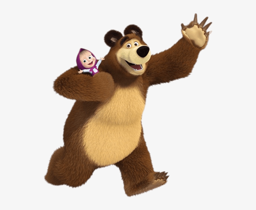 Descargar - Masha Y El Oso Png, transparent png
