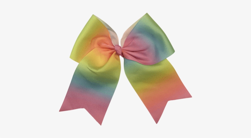 Cheer Bow - Ombre - Hair Clips - Ponytails And Fairytales - Barrette, transparent png