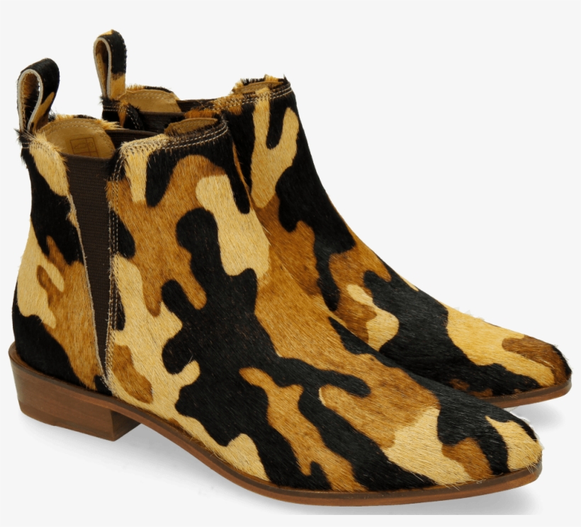 Ankle Boots Marlin 13 Hair On Camo - Chelsea Boot, transparent png