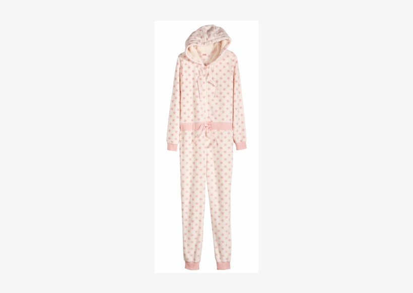 Ladies' Pajama Jumpsuit, Off White Print - Pajamas, transparent png
