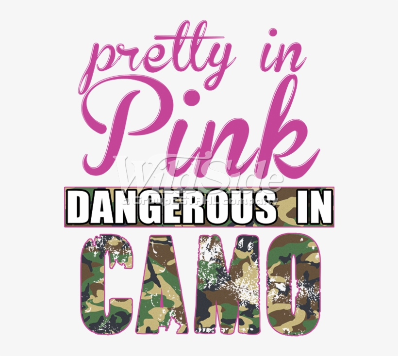 Pretty In Pink - Pretty Camo Breast Cancer Awareness Tanktop Pink Ribbon, transparent png
