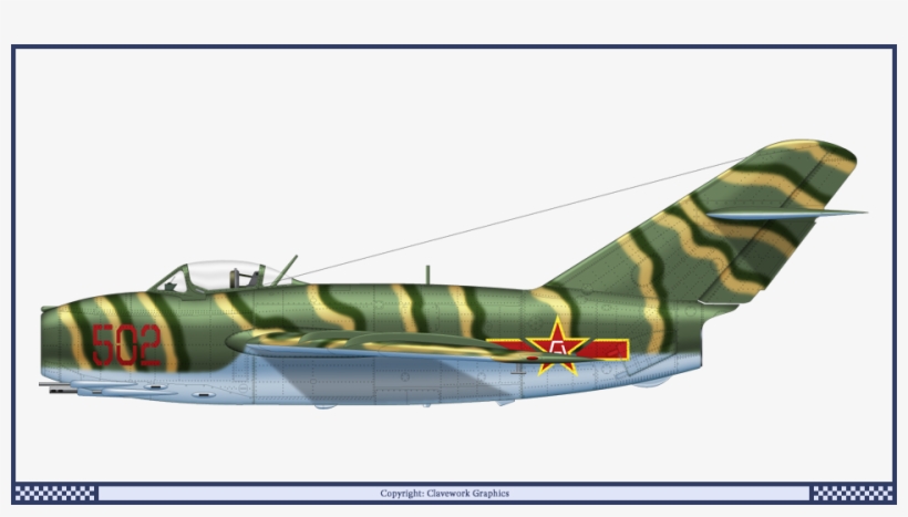 Mig-15 Chinese Camo Views - Mig 15 Chinese, transparent png